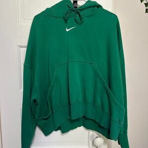Green nike hoodie
